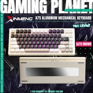 Xinmeng A75 Aluminum Mechanical Keyboard Customized 3-mode wireless Bluetooth GASKET structure RGB h