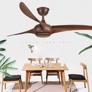 SMT💎52" Modern Indoor/Outdoor Ceiling Fan with 3-Speed Remote Control for Kitchen Patio 52 Inch creative ceilng fan