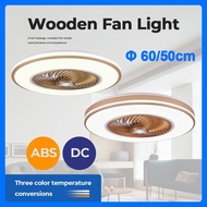 【GuangMao】Ceiling Fan With Light Round Light DC Ceiling Fan With Air Deflector Electric Fan Exhaust Fan