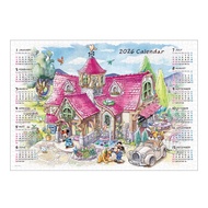 Direct from japanTenyo 【Made in Japan】 1000-piece Disney jigsaw puzzle 2026 calendar Welcome to our 