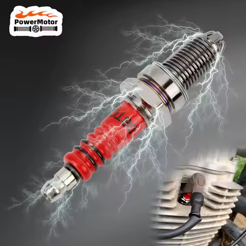 Motorcycle Racing Spark Plug 3 Triple Electrode D8TC For GY6 CG 50 70 110 125 150CC Atv Scooter Moto