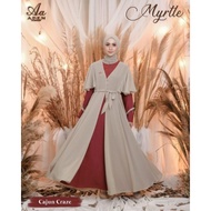 [✅Ready] Aden Hijab - Sarimbit Myrtle Dress/Gamis Wanita Cerutty