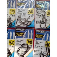 OWNER 5169 AKI TWIST LIVE BAIT FISHING HOOK MATAKAIL PANCING KOLAM BOTTOM CASTING