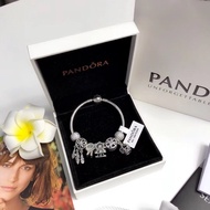 พร้อมมอบสร้อยข้อมือ Pandora_แท้ 100% จี้เงินแท้ ชิงช้าสวรรค์ เป็นของขวัญให้แฟนหรือวันเกิด