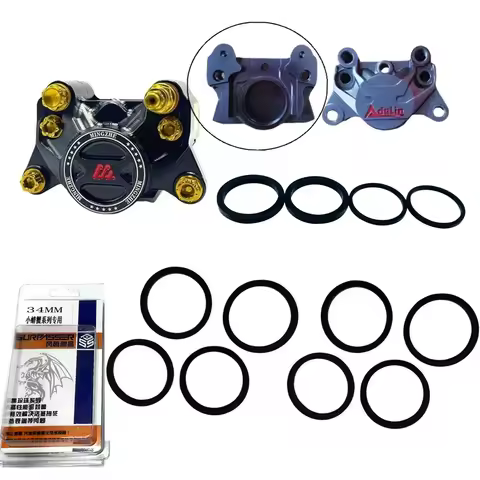 Motorcycle Brake Caliper Piston Seal Ring Dust Ring High-end Oil Seal 30/32/34MM For Adelin Brembo 4