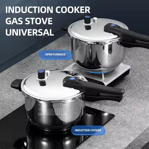 Kitchen Gas Pressure Cooking Pot Stainless Steel Universal Explosion Proof Cooker Household Gas Indu