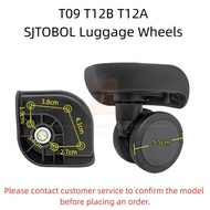 2pcs SJTOBOL Luggage Replacement Wheels T09 T12B T12A Suitcase Caster Wheels Universal Travel Trolle