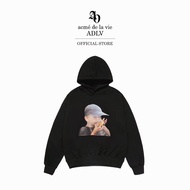 Adlv [acme de la vie] New Baby Face Cap Boy Hoodie Black (50071SCPHDU_S6BKXX)