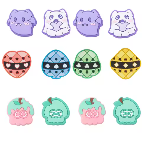 4pcs Silicone Thumb Stick Grip Cap For Switch 2 Joy-con Protective Cover NS 2 Pro Game Controller NS