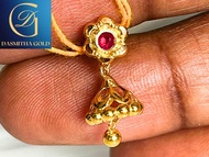 Dasmitha gold 916 jumka earring 1.37gm
