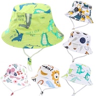 TEXNew Summer Panama Baby Girls Hats Cartoon Boys Fisherman Hat Baby Sun Hat Outdoor UV Bucket Hat Toddler Kids Panama Sun Cap
