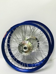 ล้อน้ำเงิน ขอบ17 Banzai แท้ 1.40 -17 ใส่รถเวฟ110i ดุมกรีด+ขอบล้อ+ซี่ลวด