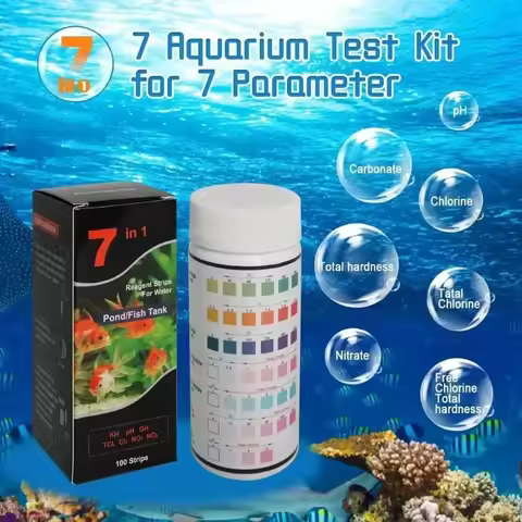 Hot Sale Aquarium Test Strip PH Test Strips Water Quality Fish Tank Test Strip PH Kit Freshwater Swi