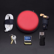 Portable Headset Earphone Coin Keys Charger Pouch Case USB Cable Coin Purse SD TF Cards Storage Box Bag