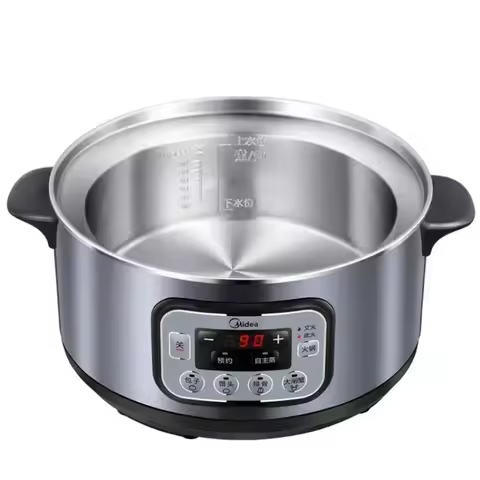 220VElectric Steamer Stainless Steel Threelayer Integrated Electric Steamer Multi-function Electric 