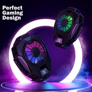 DL05 Large Area Back Clip Radiator RGB Light Cooling Fan Mobile Phone Cooler For Gaming Fairybey