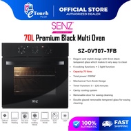 Senz 70 Liter Premium Black Build In Multi Oven With Convection Mode SZ-OV707-7FB