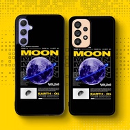 Case Samsung Galaxy A55 A54 A35 A34 A15 A16 A05 A05s 5G Space Moon YD1263