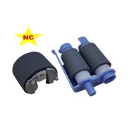 Set of 2 peaches HP M402, 426fn, 402dw, 402dn top + bottom tray. Printer paper rolling wheel 26a