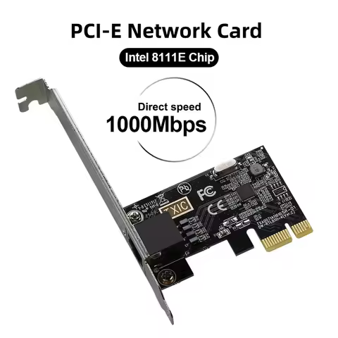 1000Mbps PCIE To RJ45 Network Card RJ45 PCI Express Converter 10/100/1000Mbps LAN Etherent Gigabit A