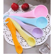 Measuring spoon set 5 in 1 colorful cake size water spices Measuring spoon set 5 in 1 colorful cake 