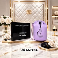 Chanel邂逅香水，圓柱形抽繩收納袋，非賣品。邂逅香水(Chance Eau Splendido)