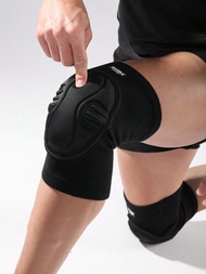 JINGBA SUPPORT 1對彈性海綿膝蓋墊支撐保護器,適用於跳舞戶外運動