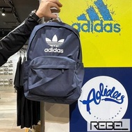 REBEL 👽 ADIDAS ADICOLOR 後背包 雙肩包 大容量 水壺 可調式 三葉草 海軍藍 HD7152