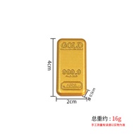 Large Sand Gold Bar Gold Brick LYAJIE26322 1Z6I