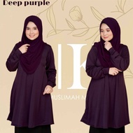 [LazChoice]Blouse Lubna Xpayah Gosok/Blouse muslimah/long top/maternity blouse