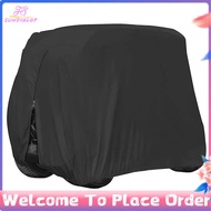 4 Passenger Golf Cart Cover 210D Waterproof Sunproof Dustproof Rain Cover for EZ GO Club Car