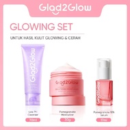 Glad2glow G2G Set 3 in 1 - Acne Set | Dark Spot Set | Glowing Set | Barrier Set | Bright Set - Paket