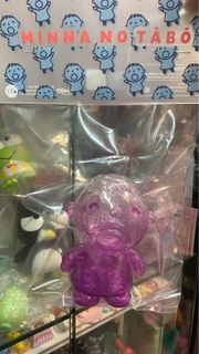 Unbox 大口仔閃粉紫色公仔