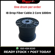 FTTH IB Drop Fiber Cable Outdoor 2 Core (Plastic) (KFRP) GJYXFCH IB102