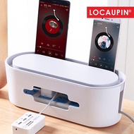 Extension Plug Socket Storage Box Cable Organizer With Hand Phone Holder Pemegang Wayar Tempat Letak