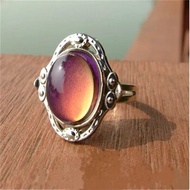 Mood Thermochromic Gem Temperature Ring Opening Adjustable 3.30