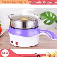 EnchantedEmporium PERIUK MINI ELEKTRIK SERBAGUNA PERIUK NASI TRAVEL COOKER PERIUK KUKUS STEAMER 2 LA