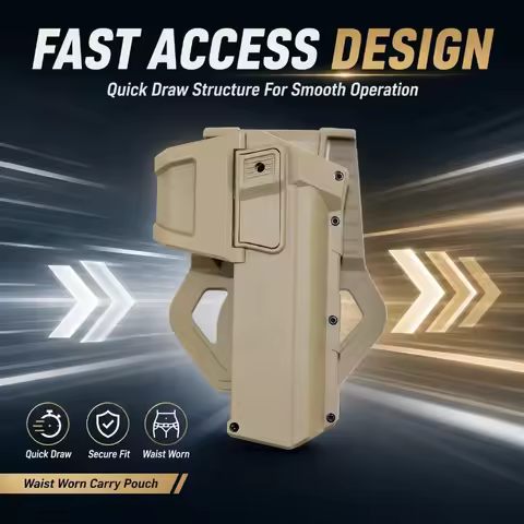 Upgrade Waist Carry Cover For G17 G18 Universal Fit 1911 Model With Light Install Space