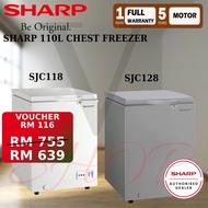 Sharp 110L Chest Freezer with Dual Switch Setting SJC118  SJC128