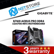 GIGABYTE B760I AORUS PRO DDR4 LGA1700 MITX MOTHERBOARD
