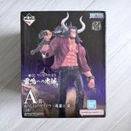 全新 日版金證 海賊王 一番賞 雷鳴之忠誠A賞 凱多魂豪示像 景品