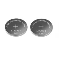[SG] [2 Pieces] LIR2430 3.6V Rechargeable Li-ion Cell Button Industrial Battery