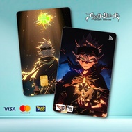 TNG Black Clover - Touch n Go Card Sticker Cover TNG / MASTER / VISA / CREDIT/ DEBIT CARD STICKER