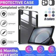 Keysky case ipad for ipad Air 5 4 19 Pro 11 1th 9th 8th Gen 7th 12 6th 5th 97 Mini 6 Clear Acrylic Cover Tablet case with stylus slot A