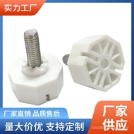 30mm-m8 White PP Plastic Sole Feet Furniture Shelf Refrigerator Floor Feet Plastic Adjustable Feet A