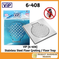 VIP - [ 6-408 ] 6'' x 6'' Stainless Steel Floor Grating / Floor Trap