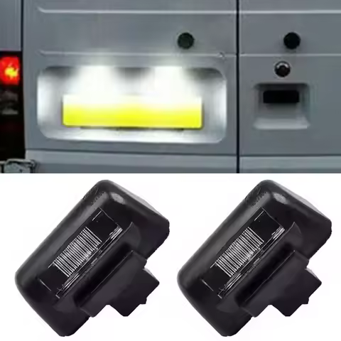 For Ford Transit MK6 MK7 1985-2013 For Ford Transit Connect 2002-2013 Car Rear Number Plate Lamp LED