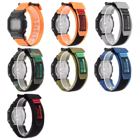 14 16 18mm Nylon watch band Strap For Casio DW-5600 GM-M5610 G-5600 GA-900 GM-110 GA-110 DW-H5600 AE