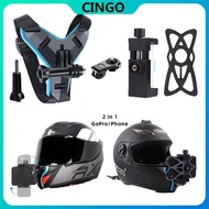 Gopro Helmet Holder Motorcycle Helmet Holder Riding Chin Strap Mount with accessories motorcycle