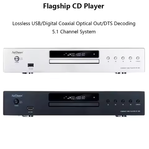 Flagship CD Player SD7402 OPA2604 Chip Architecture APTX Bluetooth 5.0 HD Lossless CD Player DTS Dec